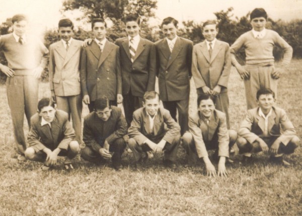 BE 108 Equipo de fútbol de Piñeira no Pipelo. Ca. 1960